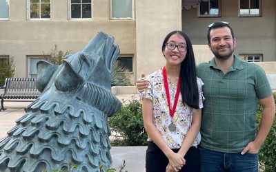 Professor Achraf Noureddine and Miss Lien Tang Win UNM Inaugural Faculty-Mentored Undergraduate Research Award 